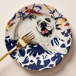 Anthropologie Jay McClellan Studio Bone Appetit Plate Ramsey in Repose